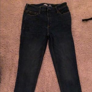 Dark blue skinny jeans